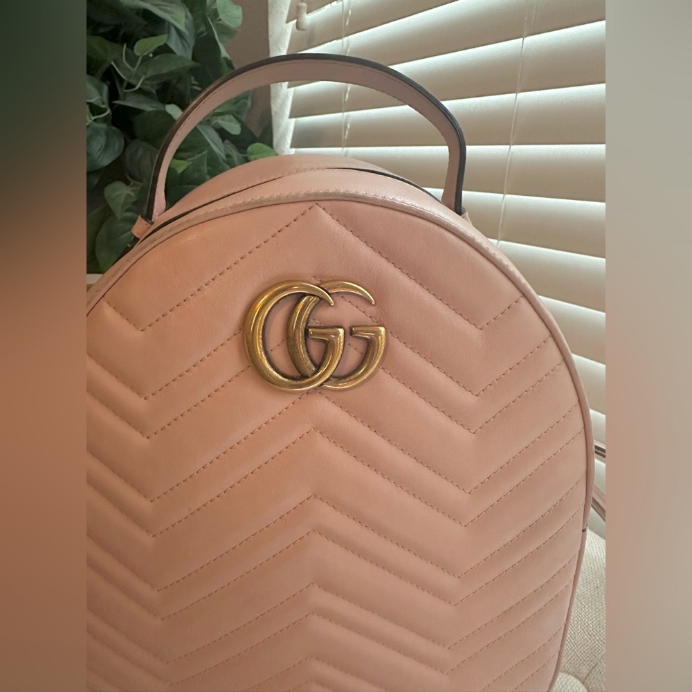 Gucci GG Mermont Mini Backpack in Pink - Picture 4 of 16